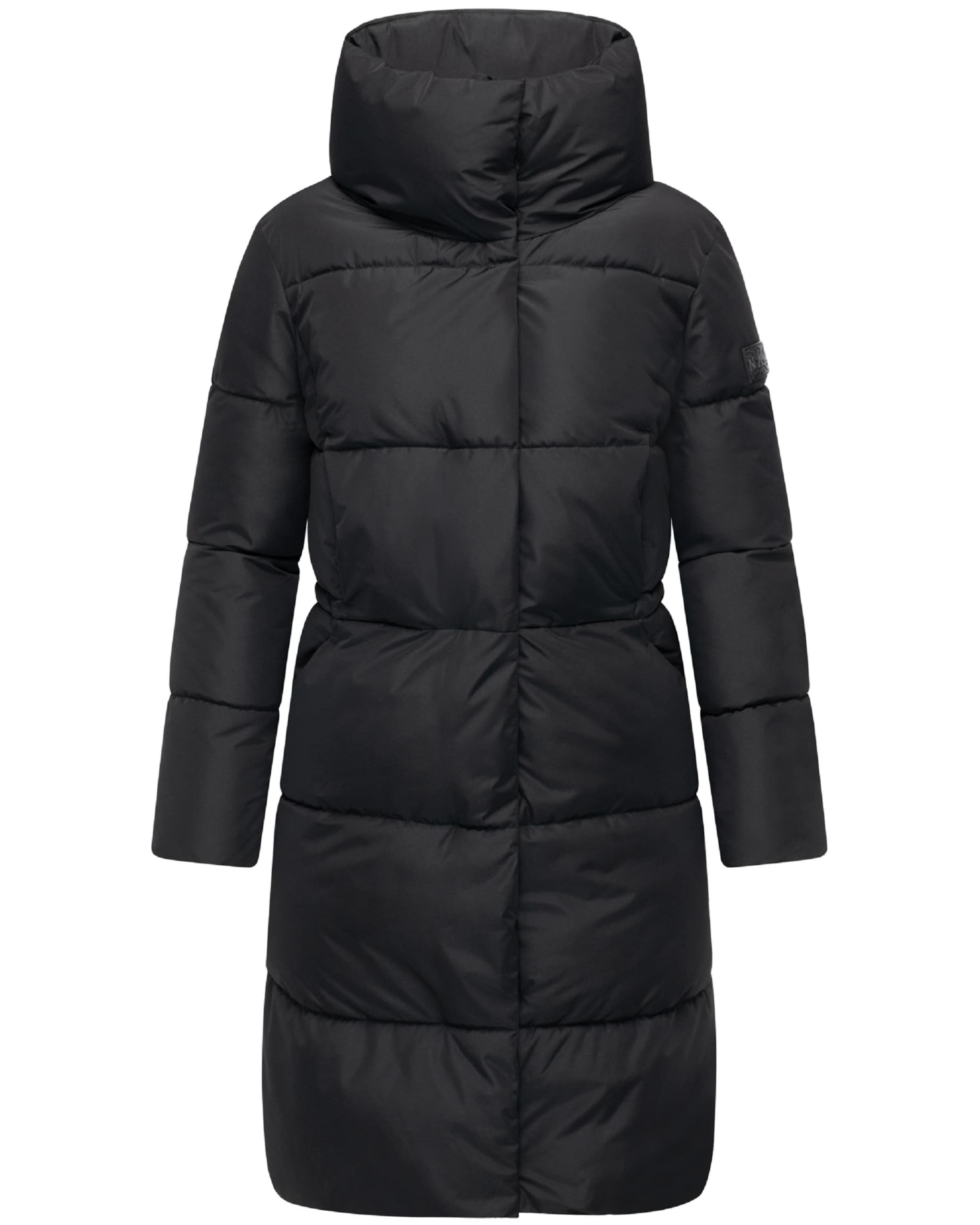 Palton de iarnă 'Wolkenkuss 14' de la NAVAHOO pe negru: față