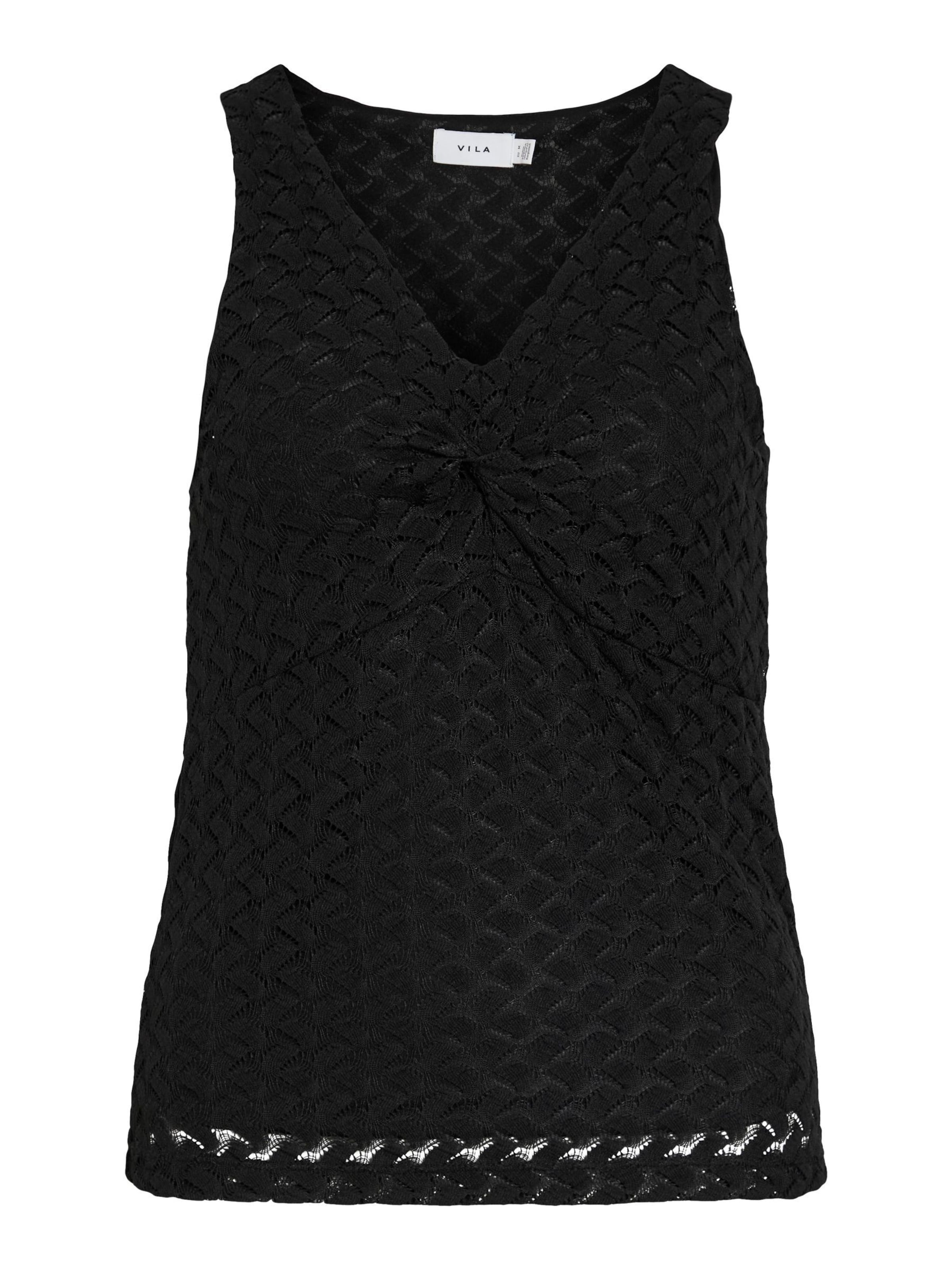 Top di VILA in nero: frontale