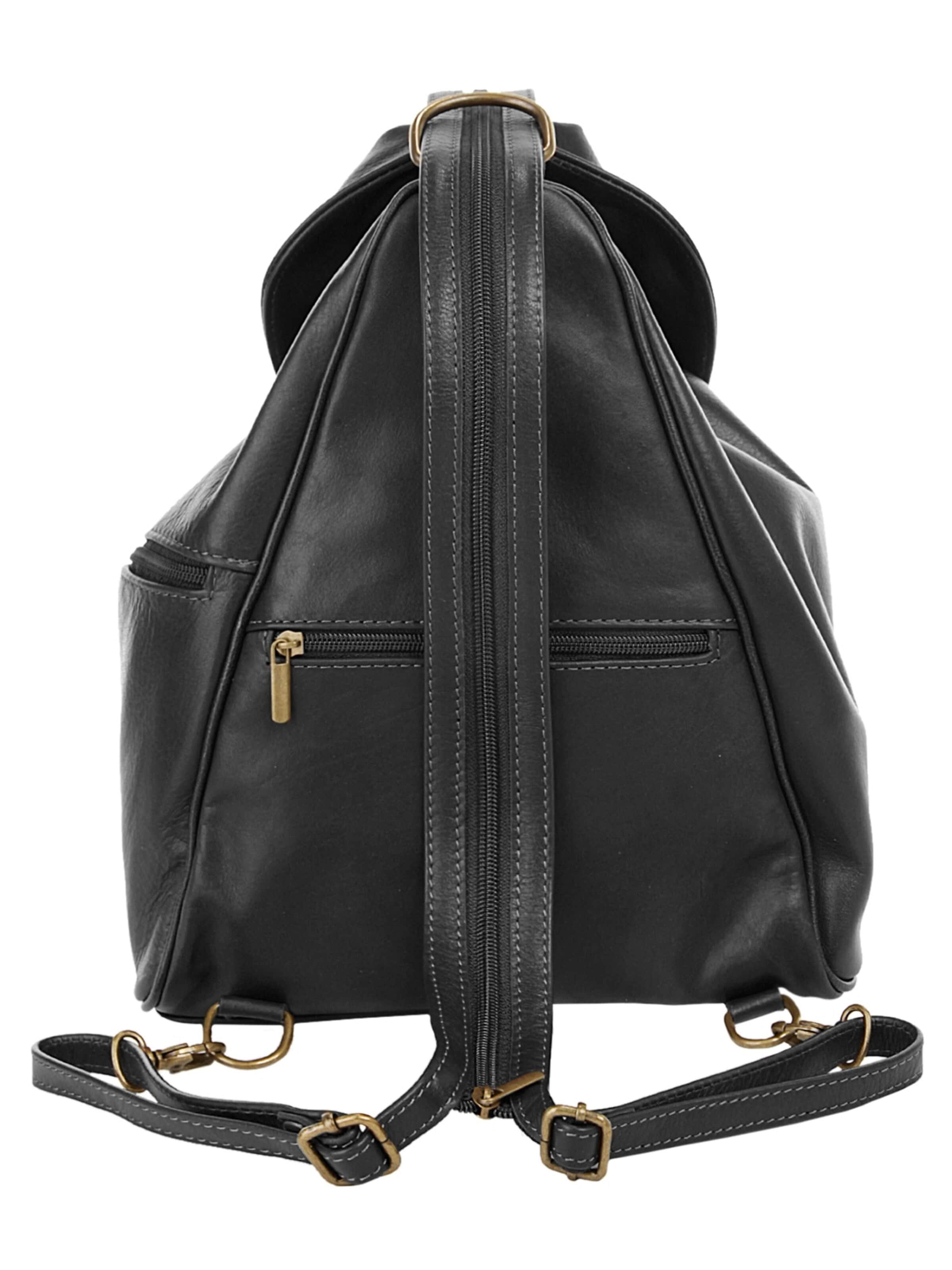 Sac à dos 'ANNA MARIA' piké en noir