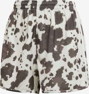 ADIDAS ORIGINALSLoosefit Hlače 'Satin' - siva boja: prednji dio