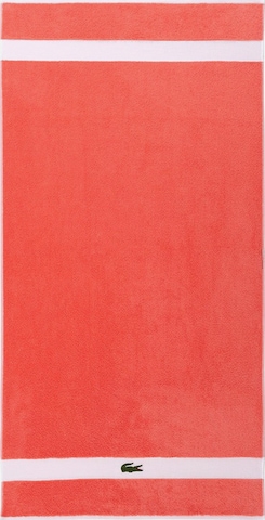 LACOSTE Handtuch 'LCASUAL' in Orange: Vorderseite