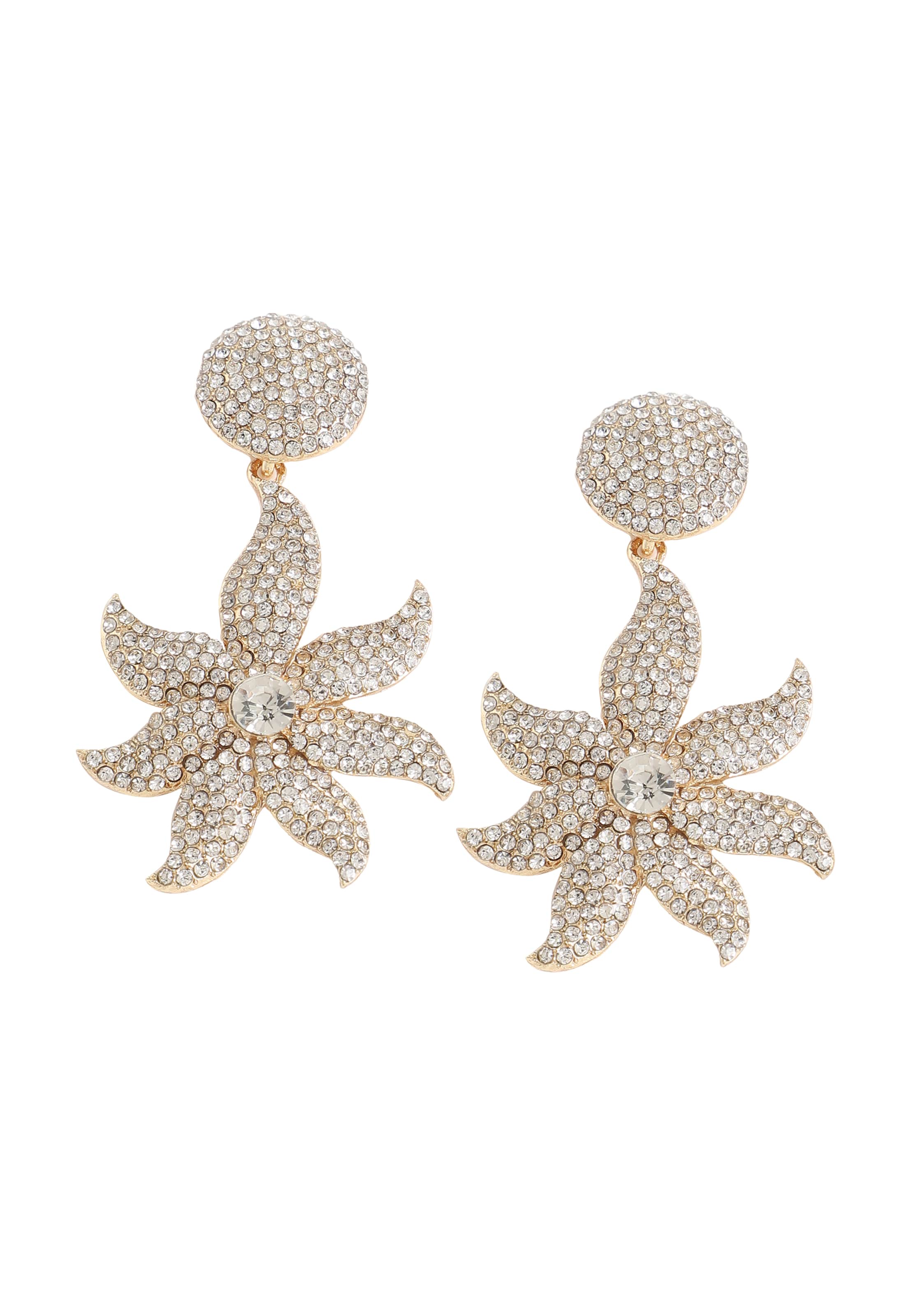 SOHI Kolczyki 'Kaleigh' w kolorze złoty: przód