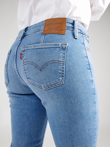 LEVI'S ® Slimfit Jeans '712 Slim Welt Pocket' in Blauw