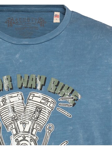 Schott NYC Shirt in Blue