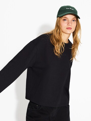 Maglietta di Bershka in nero: frontale