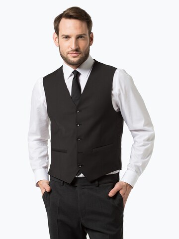 CG CLUB OF GENTS Slim fit Suit Vest in Black: front