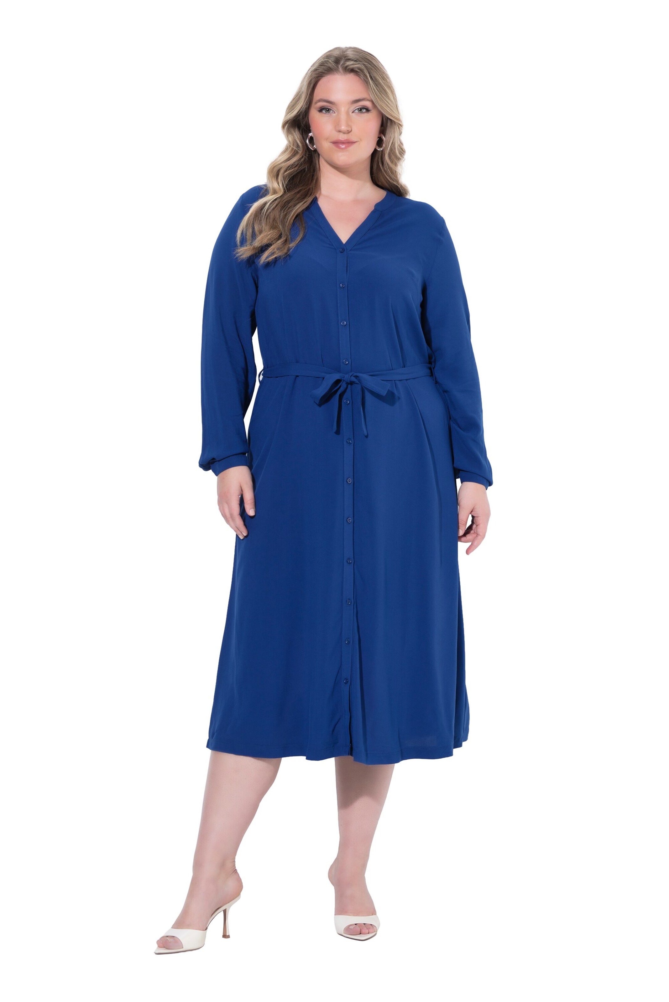 MIAMODA Jurk in Blauw: voorkant