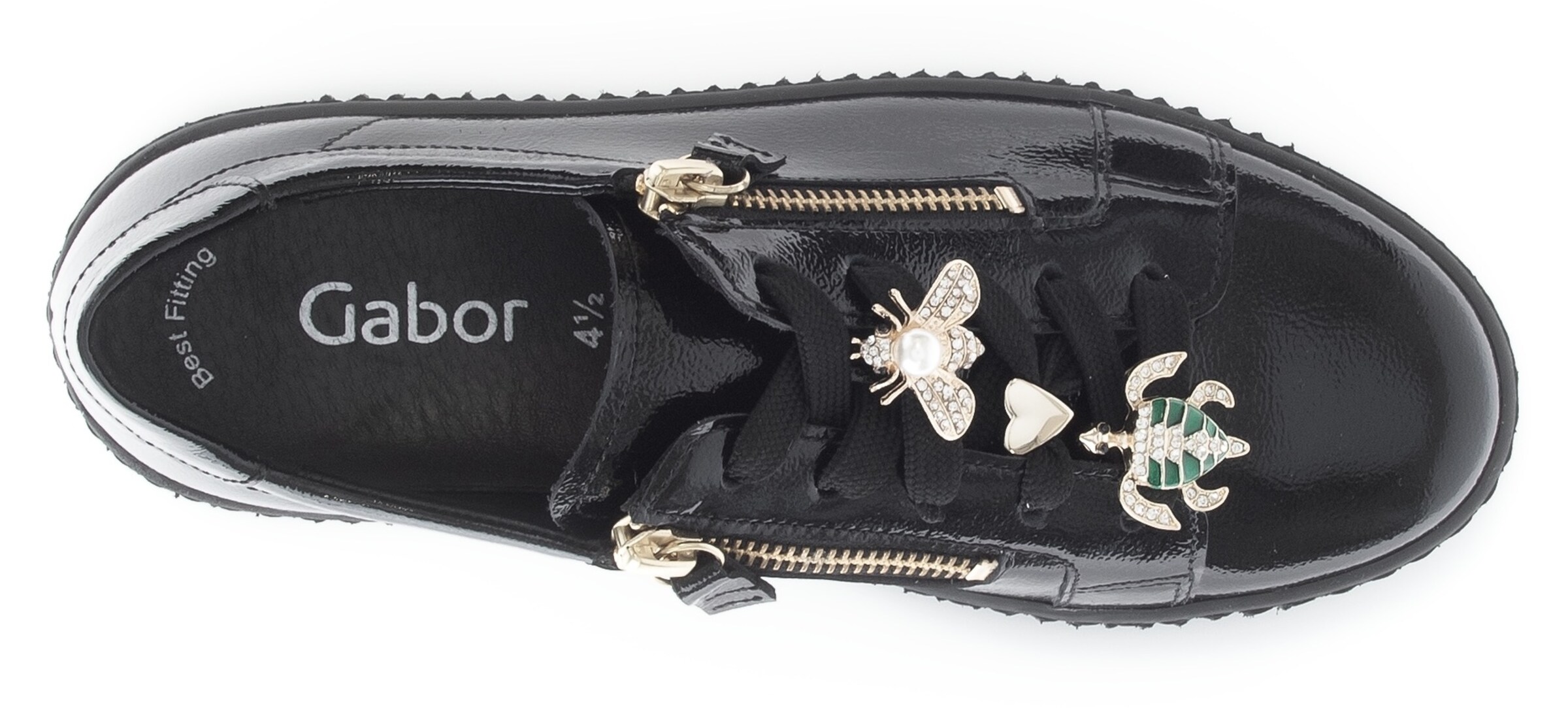 GABOR Sneaker in Schwarz