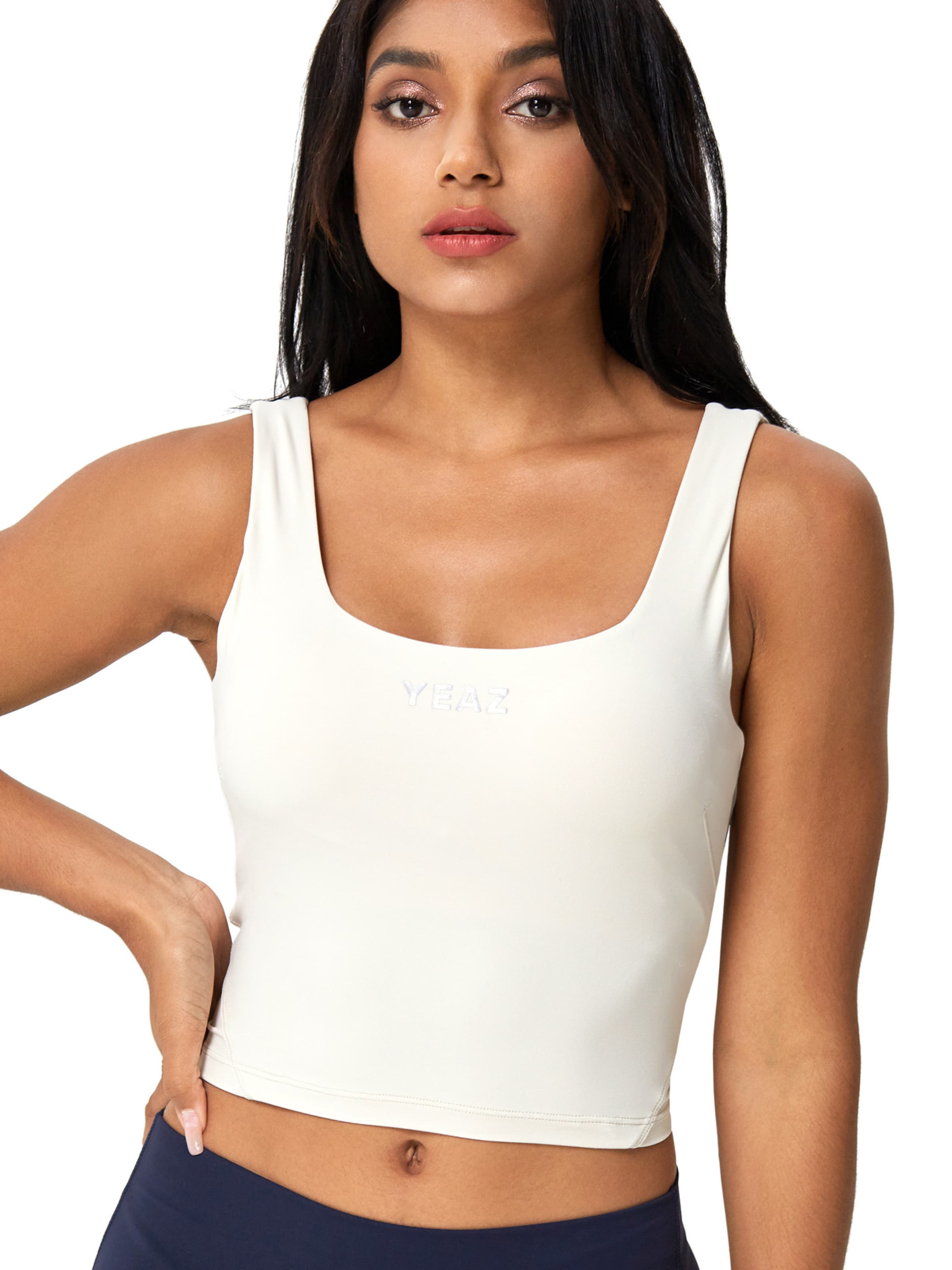 YEAZ Спортивный топ 'Today' в Бежевый