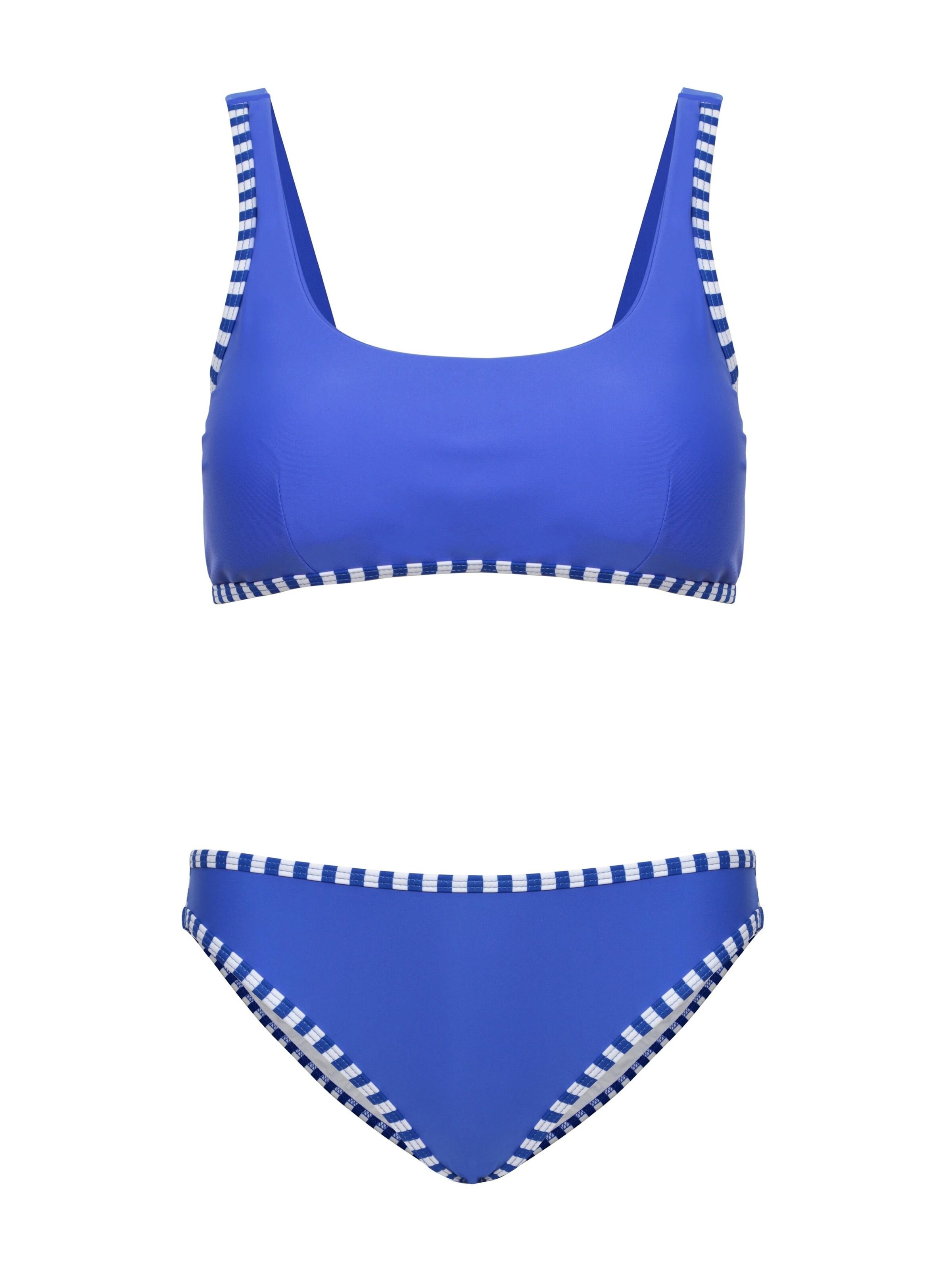 La V Bikini 'Bikini Mallorca' in Blauw: voorkant