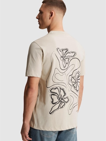 CAST IRON Shirt 'T-shirt in jersey with back artwork' in Grey: front