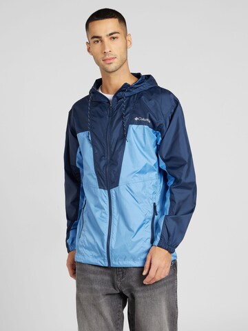 Veste outdoor COLUMBIA en bleu : devant