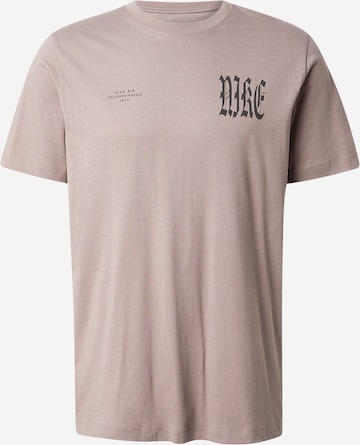 T-Shirt 'WE FLOAT' Nike Sportswear en marron : devant