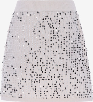 Jupe faina en blanc : devant