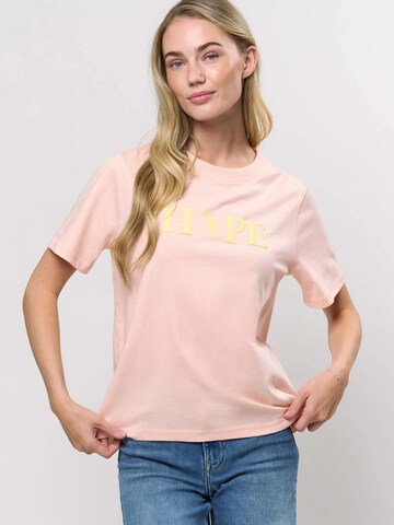 T-shirt 'Felia' U.S. POLO ASSN. en rose : devant