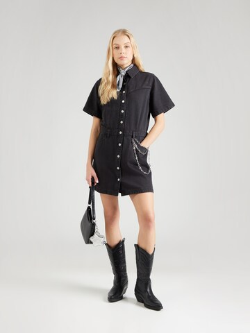 Abito camicia 'Short Sleeve Logan Western Dress' di LEVI'S ® in nero