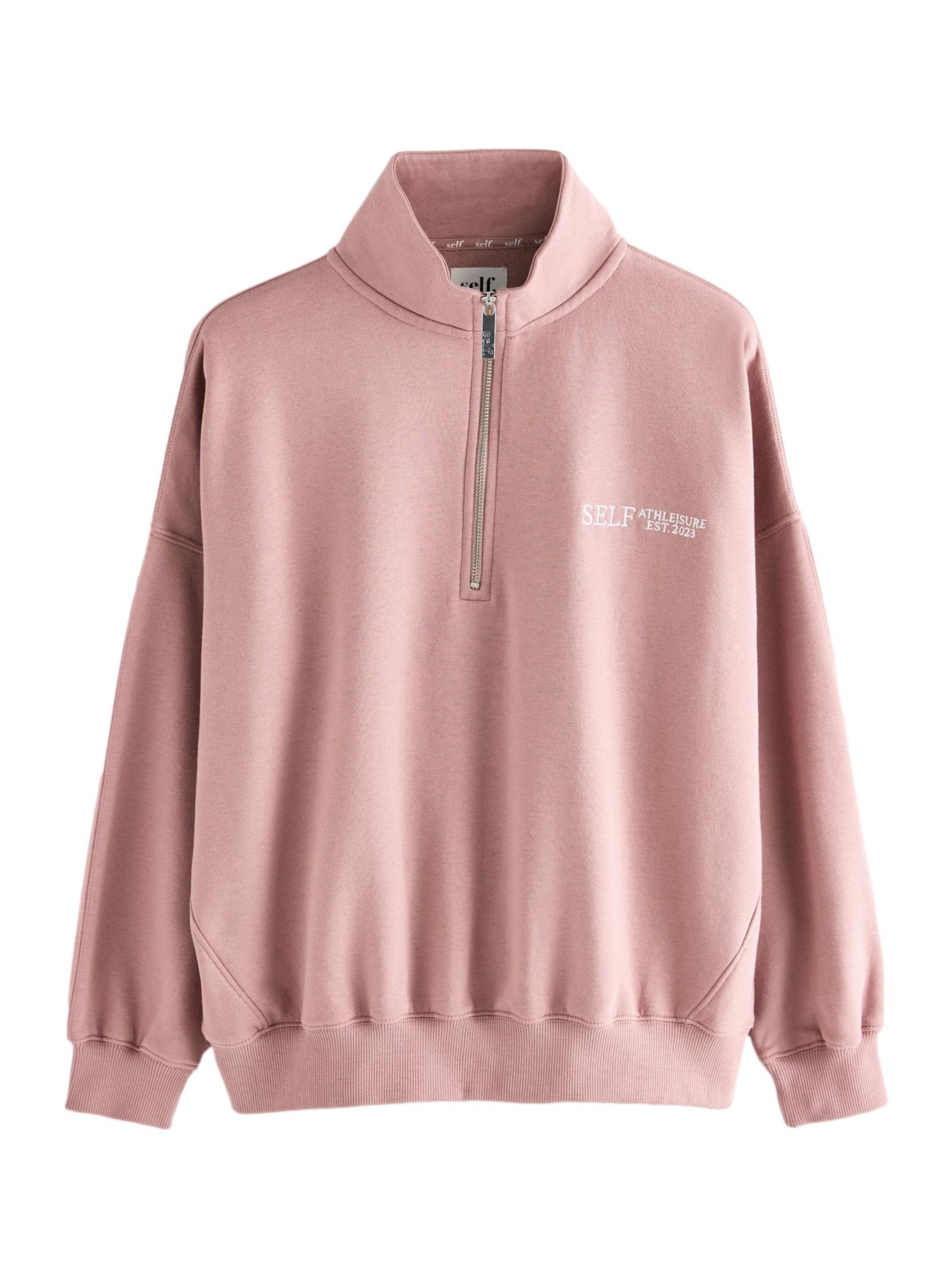 self. Sweatshirt in Pink: Vorderseite