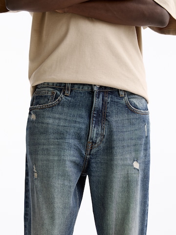 Pull&Bear Slimfit Jeans i blå