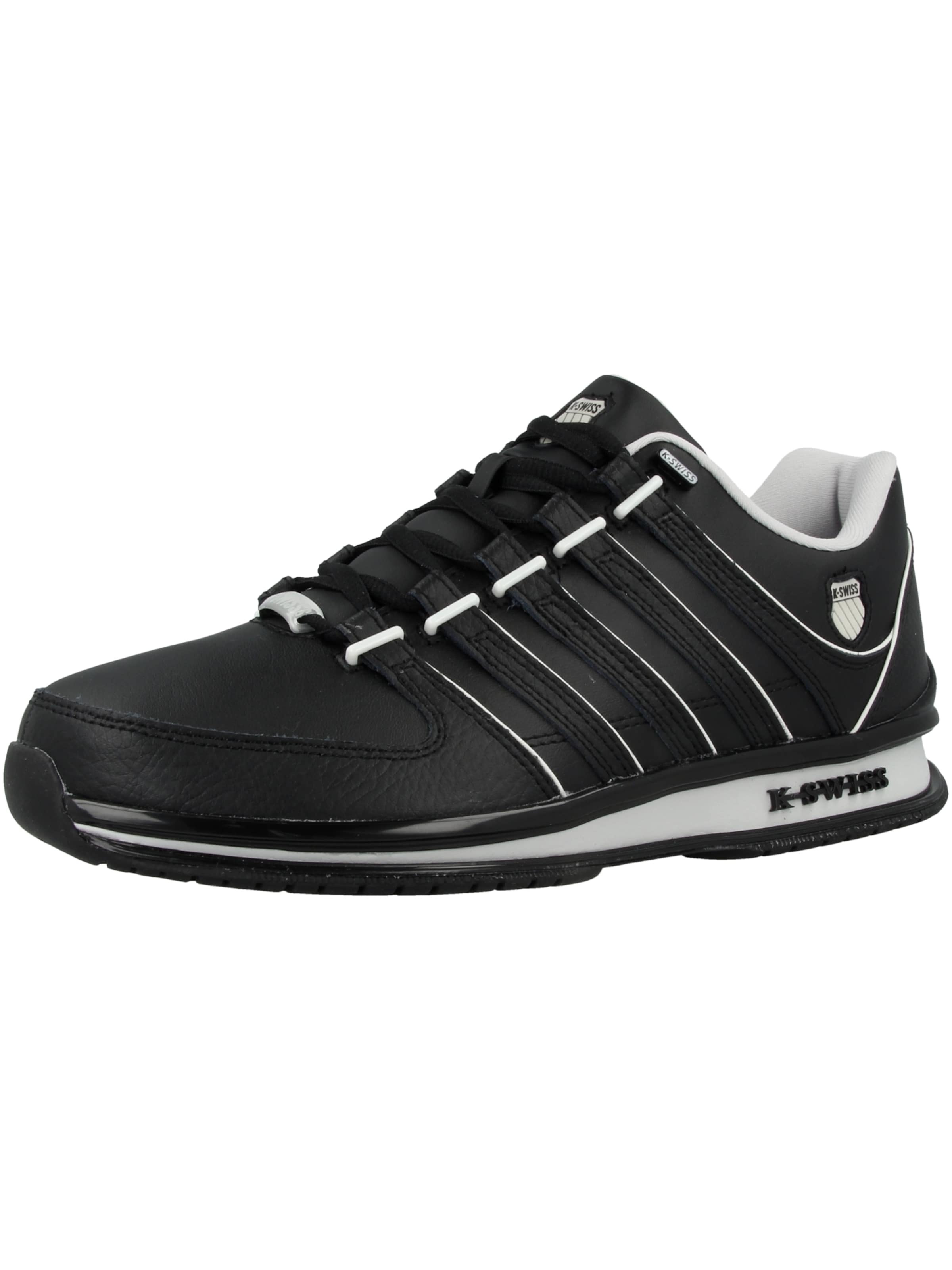 Baskets basses K-SWISS en noir : devant