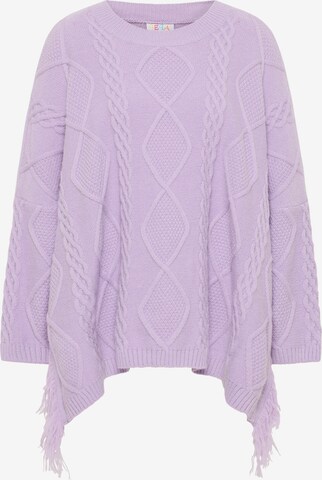 IZIA Sweater in Purple: front