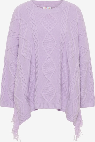 IZIA Sweater in Purple: front