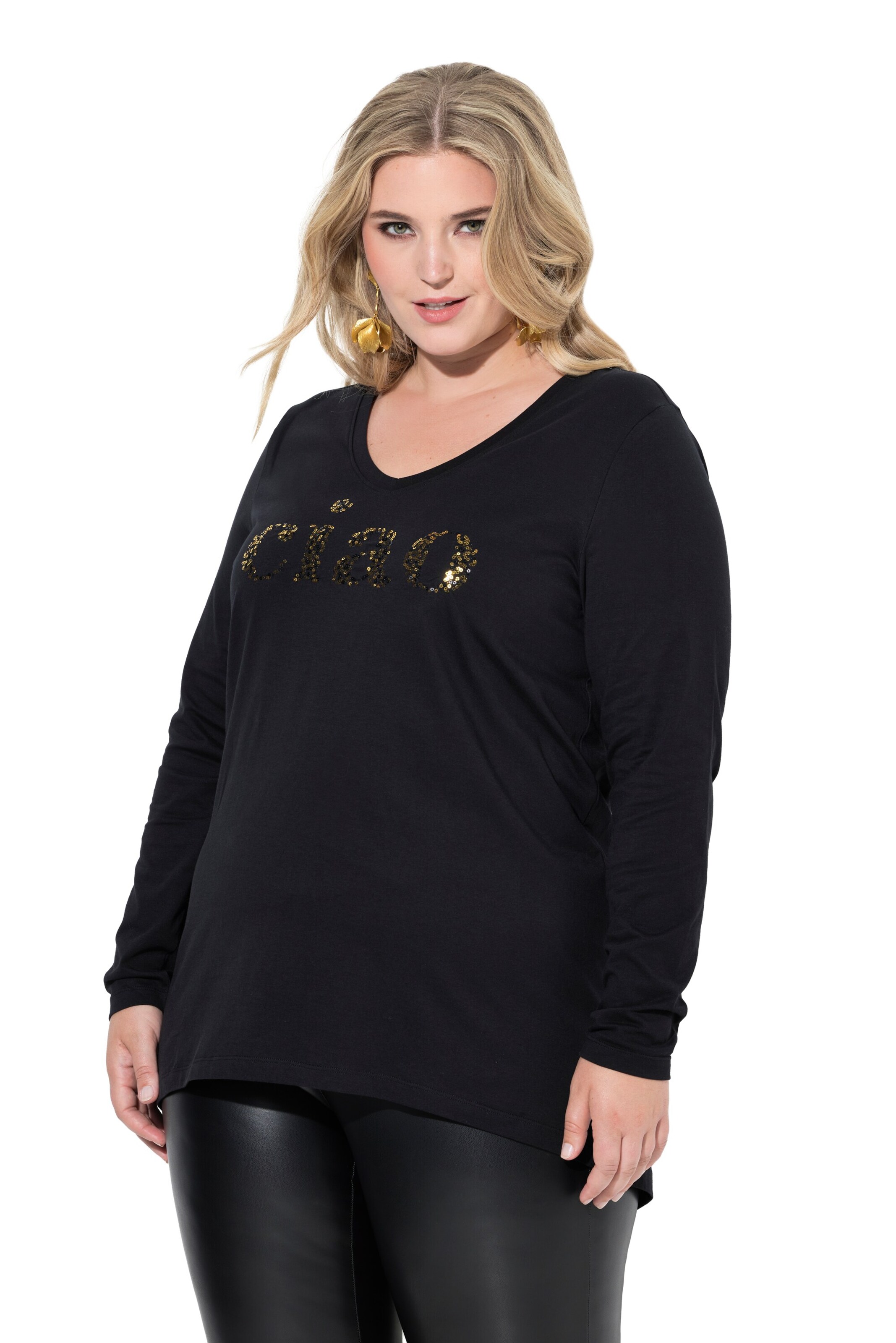 MIAMODA Shirt in Schwarz: Vorderseite