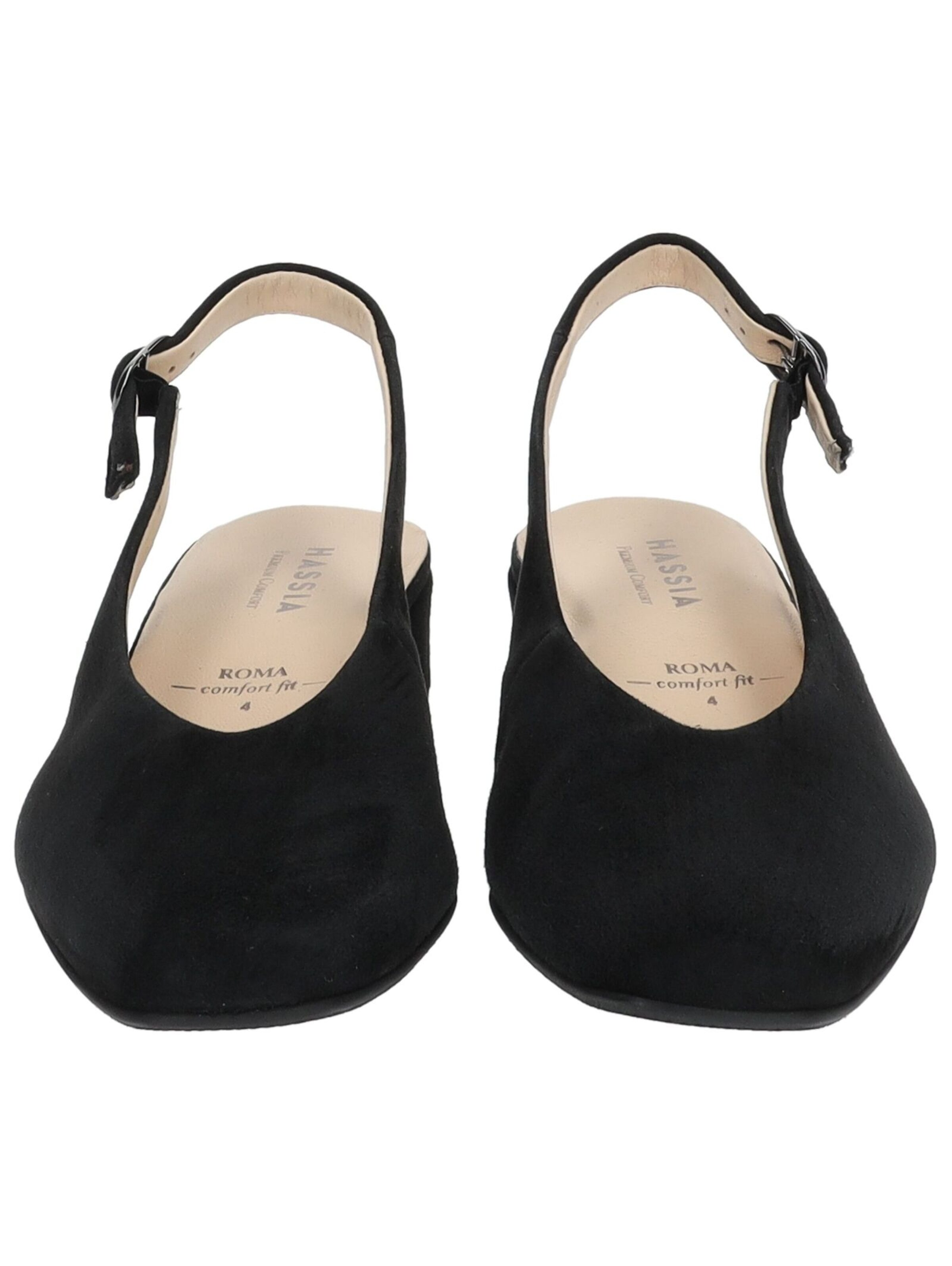 Escarpins à bride arrière 'Roma' HASSIA en noir