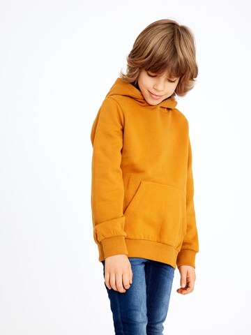 NAME IT Sweatshirt 'Leno' in Geel: voorkant