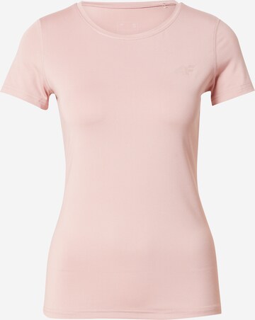 4F Functioneel shirt in Roze: voorkant