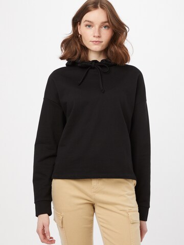 ONLY Sweatshirt in Zwart: voorkant