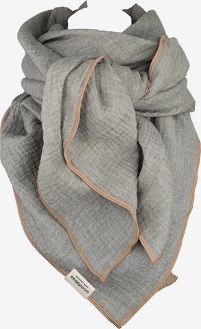 wundabaa Schal 'Musselin' in Beige: Vorderseite