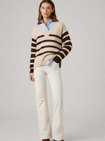 Pepe Jeans Flared Broek in Wit