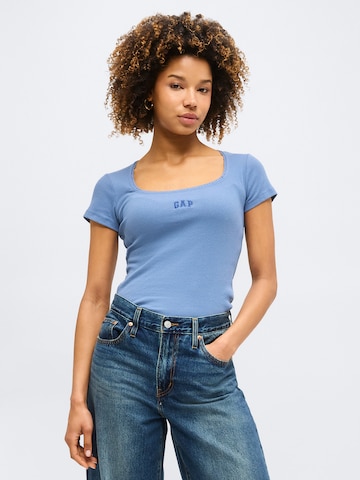 GAP Тениска в синьо: отпред