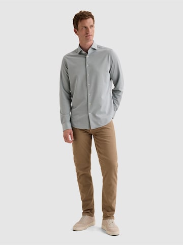 VANGUARD Regular fit Overhemd 'Elevated Knit shirt with two-tone effect' in Blauw