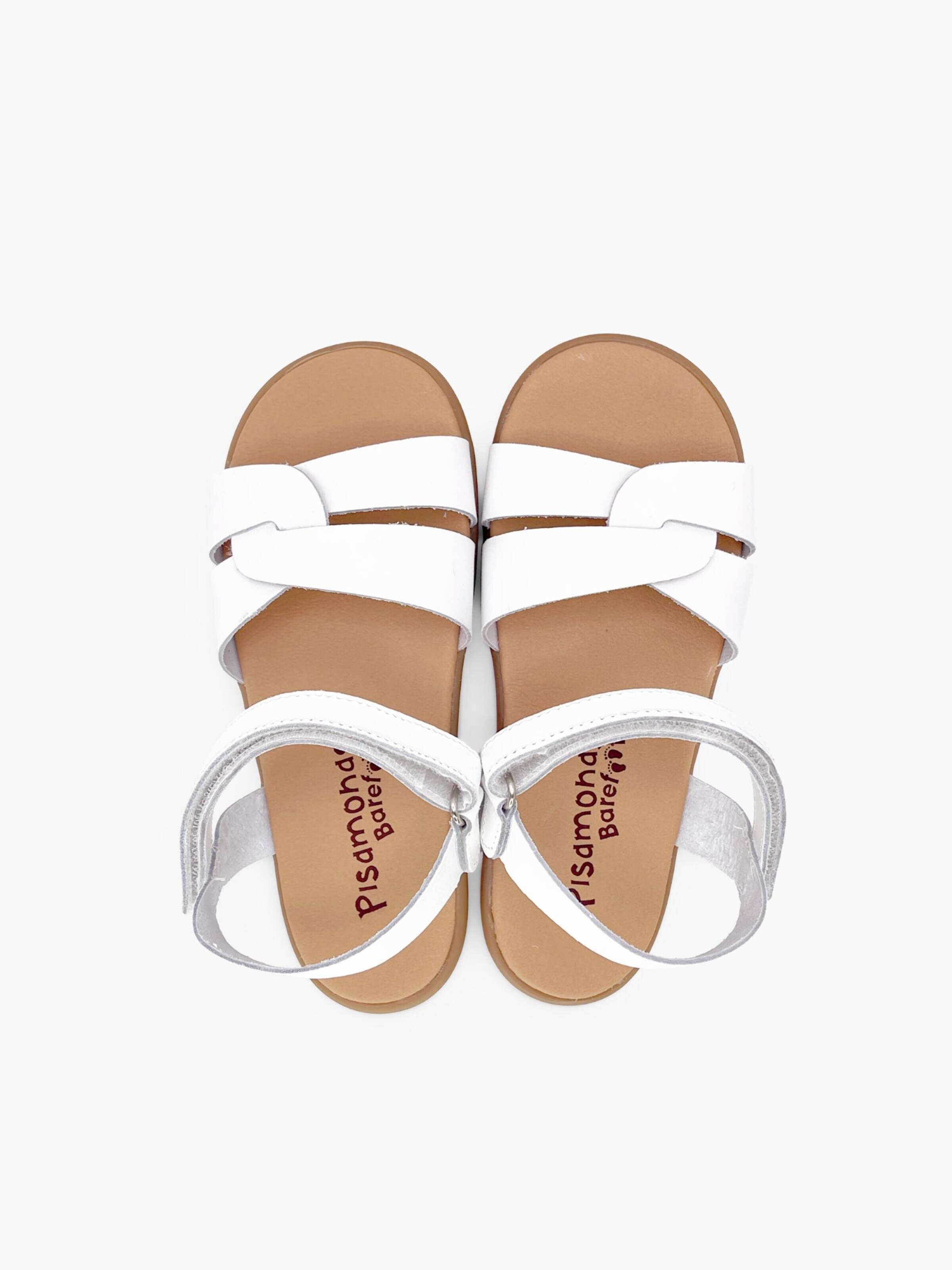 Pisamonas - Sandália em branco