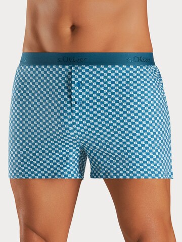 Boxer di s.Oliver in verde: frontale