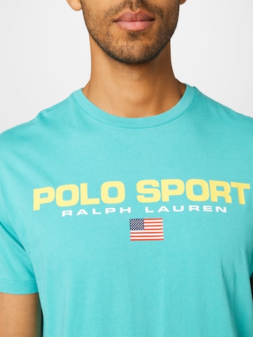 Tricou de la Polo Ralph Lauren pe albastru