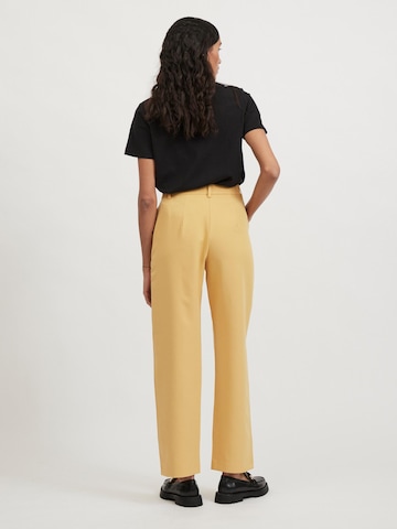 VILA Zvonové kalhoty Kalhoty 'Britt' – žlutá