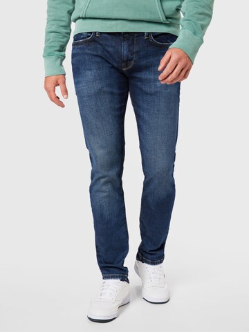 Pepe Jeans - Skinny Vaquero 'Hatch' en azul: frente