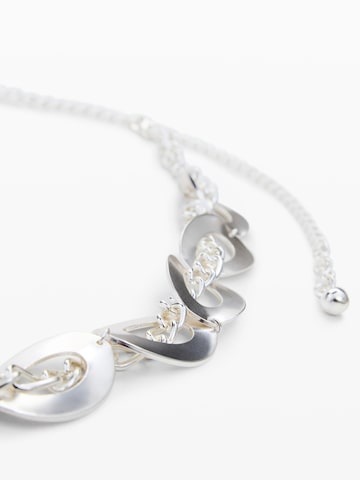 Desigual Opasek – stříbrná