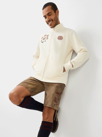 FC BAYERN MÜNCHEN FC Bayern München Zip-Jacke in Weiß