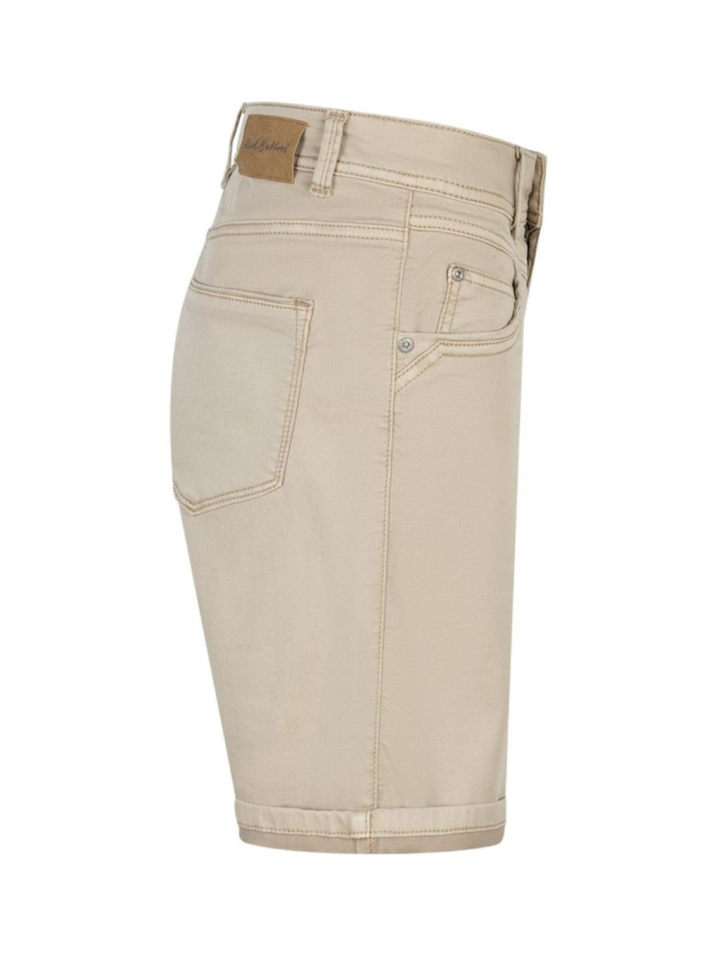 Red Button Regular Pants 'Red Button relax short pebble' in Beige