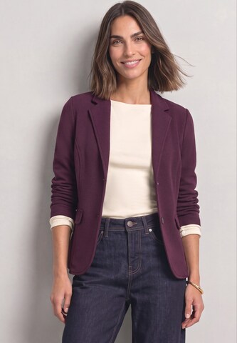 STREET ONE Basic Blazer mit Struktur in Rot: Vorderseite