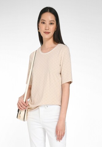 Peter Hahn Rundhalsshirt in Beige