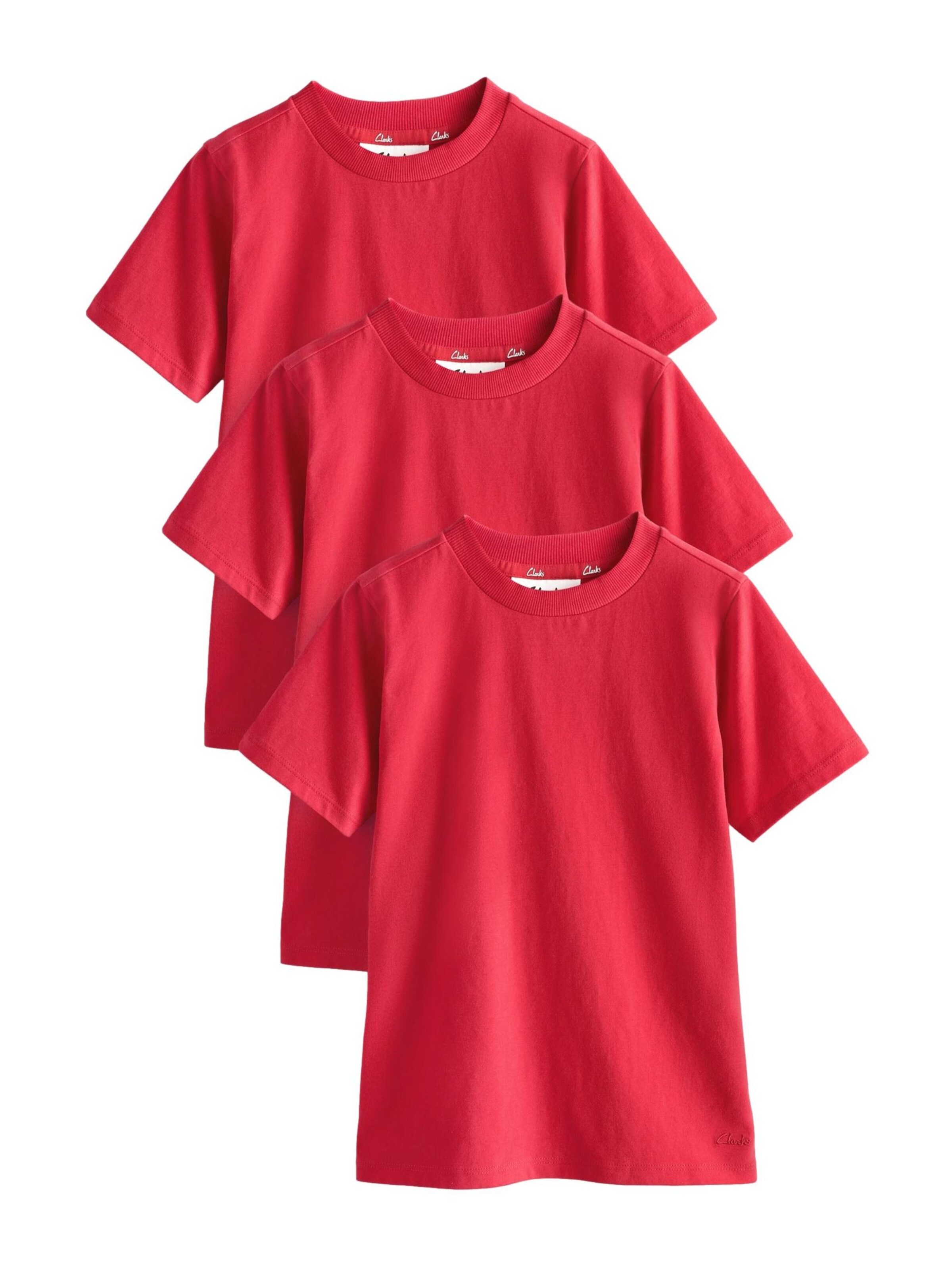 CLARKS Футболка в Красный: спереди