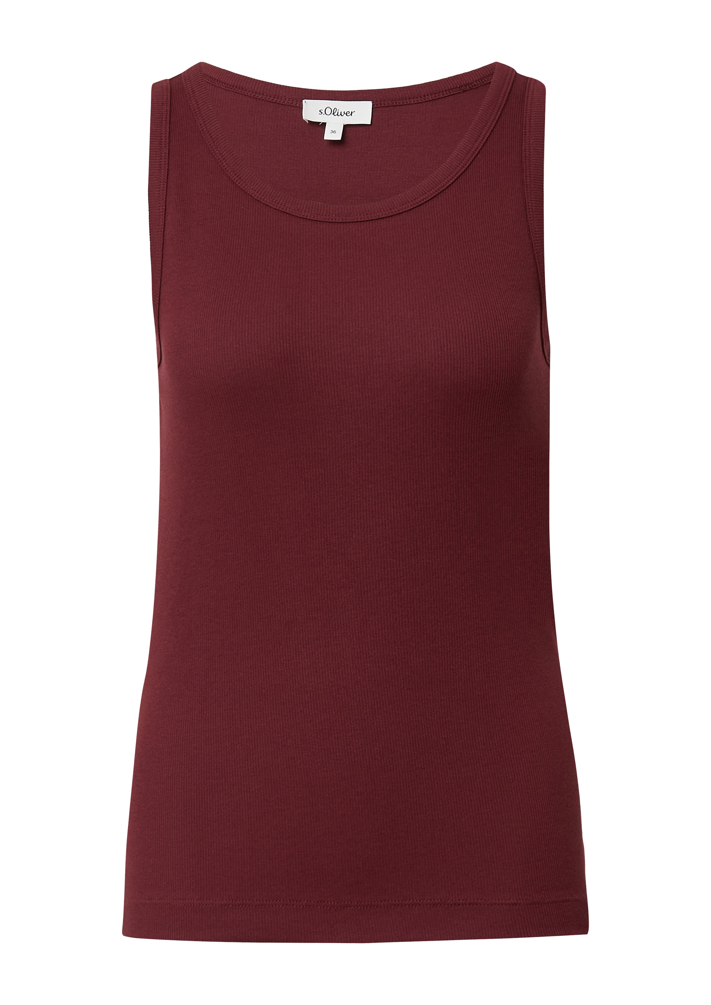 s.Oliver Топ в червено: отпред