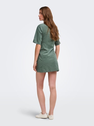 Robe-chemise 'ONLAime' ONLY en vert