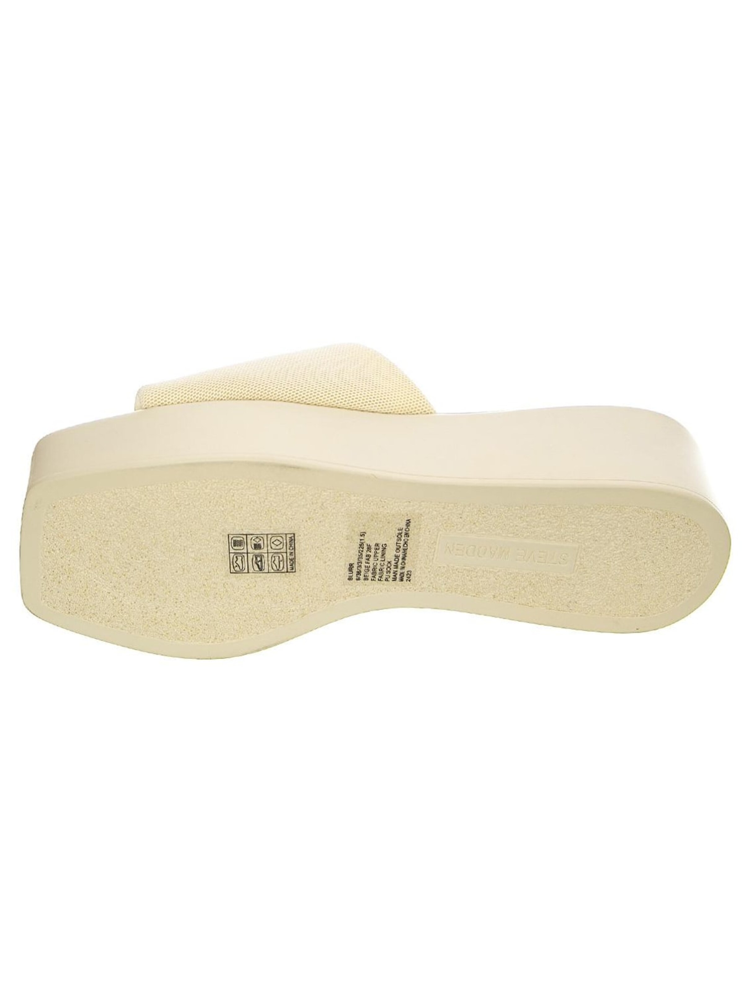 STEVE MADDEN Muiltjes 'Womens Blurr Beige Fab Sandals' in Beige