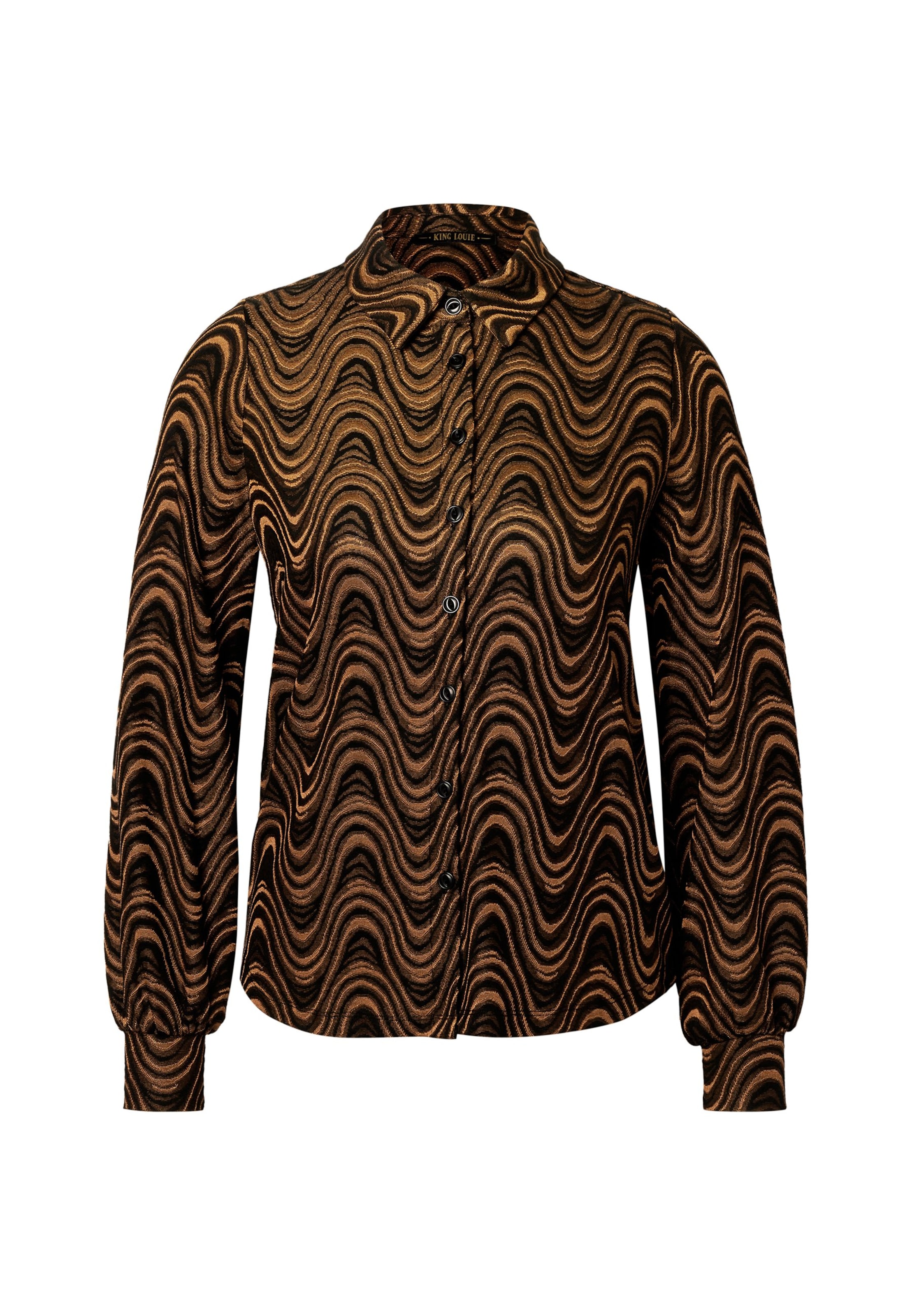 King Louie - Blusa 'Maisie' en negro: frente