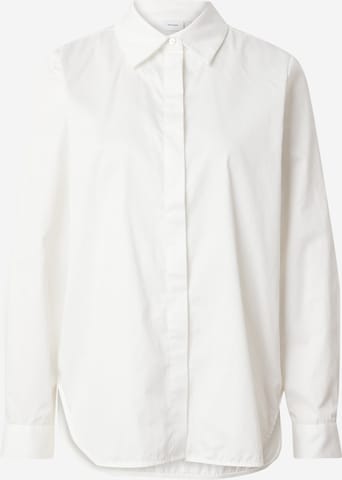 NÜMPH Bluse i hvid: forside